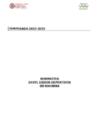 JDN – Normativa 2022-2023